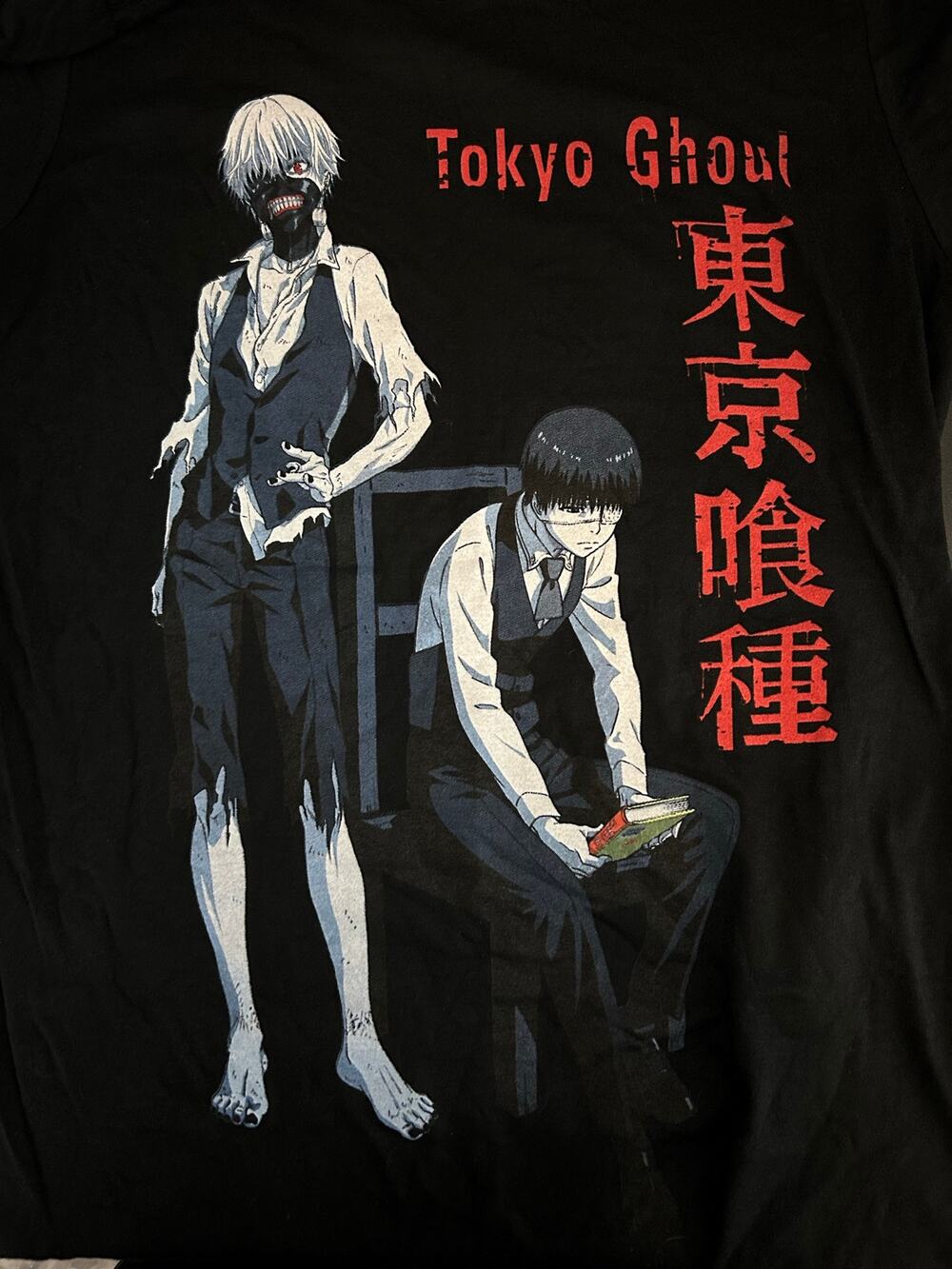 TOKYO GHOUL Graphic Tee NEW Black Short Sleeve Size S